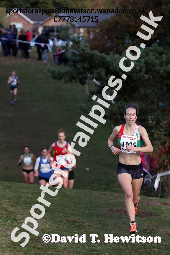 Senior women, 2016 National Cross Country Relays, Berry Hill Park, Mansfield. Photo: David T. Hewitson/Sports for All Pics